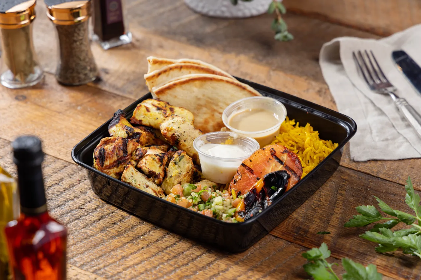 Kabob Plates at Ikaria Kitchen